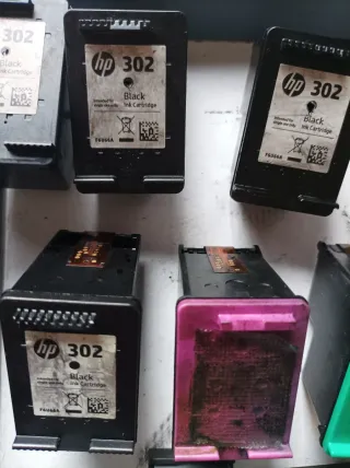 Cartuchos de tinta HP 302, 343, 302XL