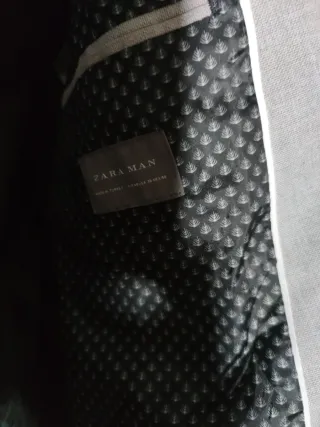 Saco de traje Zara hombre gris