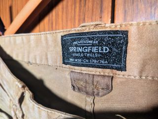 Pantalones Springfield Mostaza