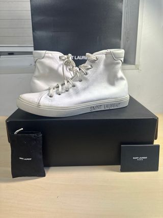 Bambas Saint Laurent Blancas