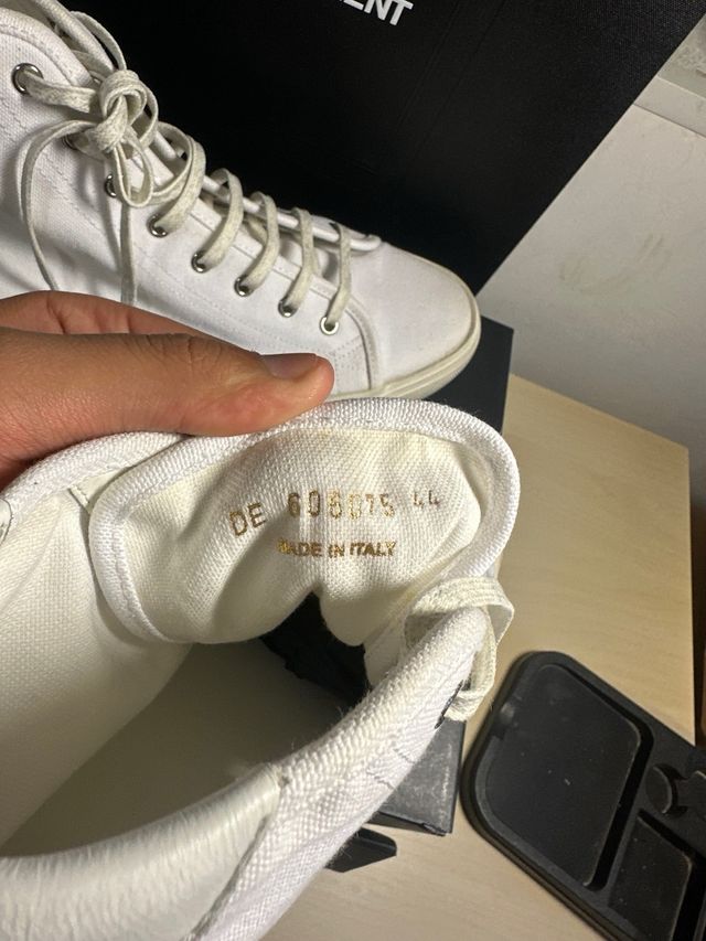 Bambas Saint Laurent Blancas