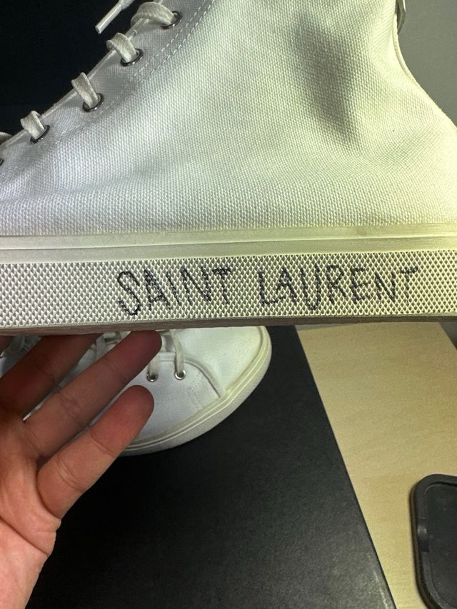 Bambas Saint Laurent Blancas