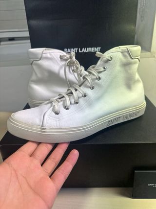 Bambas Saint Laurent Blancas
