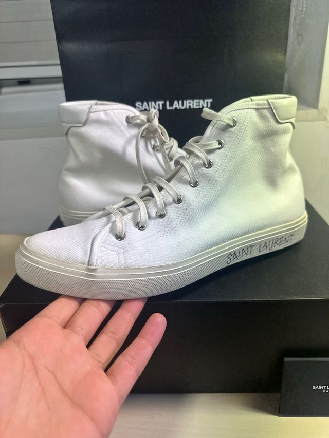 Bambas Saint Laurent Blancas