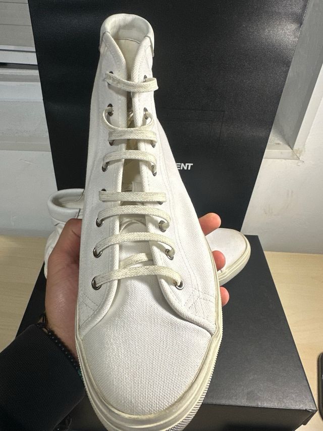 Bambas Saint Laurent Blancas