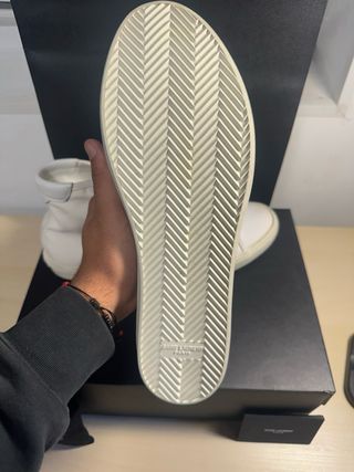 Bambas Saint Laurent Blancas