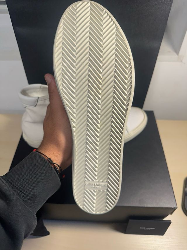 Bambas Saint Laurent Blancas