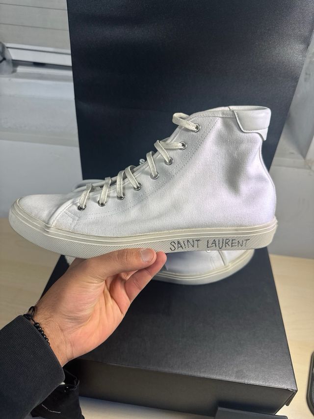 Bambas Saint Laurent Blancas