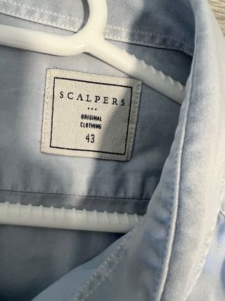 Camisa Scalpers Hombre Azul