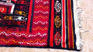 Tappeto tribale in lana