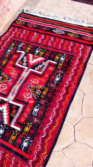 Tappeto tribale in lana