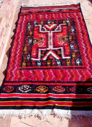 Tappeto tribale in lana