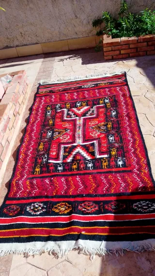 Tappeto tribale in lana