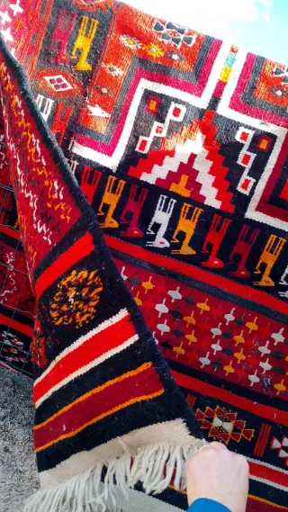 Tappeto tribale in lana