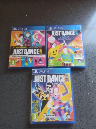 Lote 3 Juegos PS4 Just Dance 2014, 2015, 2016