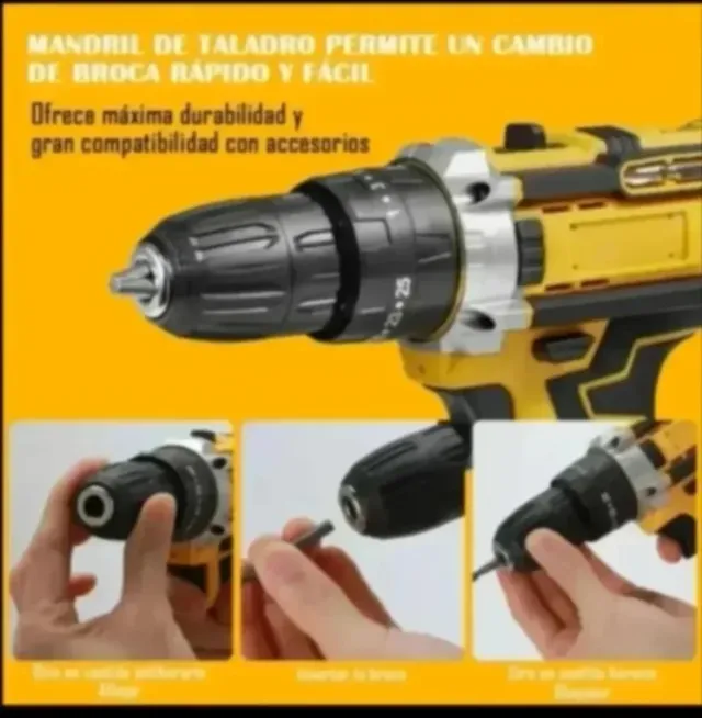 Cacciavite elettrico senza fili con accessori