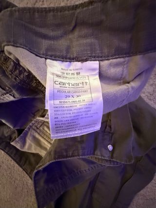 Pantalón Carhartt Cargo Gris