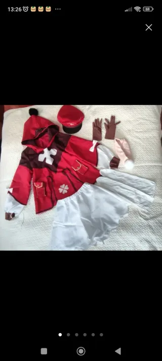 Disfraz Klee Genshin Impact Talla S