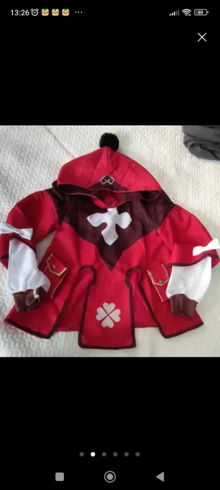 Disfraz Klee Genshin Impact Talla S