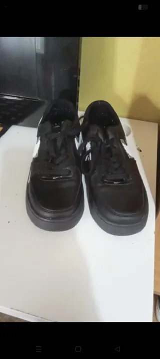 Zapatillas Nike Air Force 1 Negras Blancas