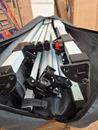 Tenda pieghevole 3 x 3 m grigia