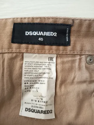Vaqueros hombre Dsquared2 beige Talla 46 M