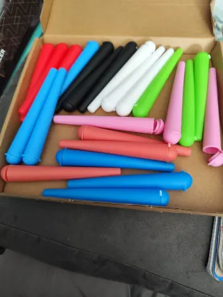 Conos de transporte de colores