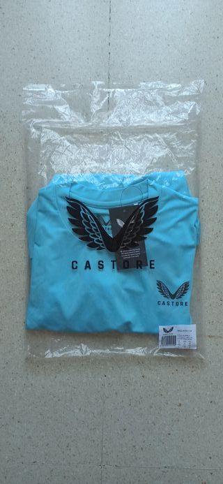 Camiseta Térmica Castore celeste. M