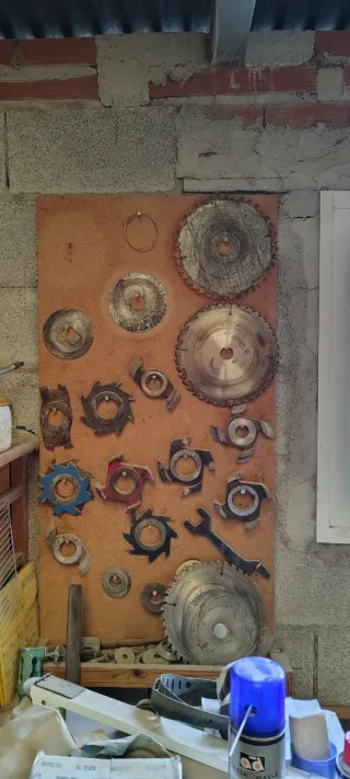 Conjunto de maquinaria de carpintería