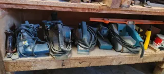 Conjunto de maquinaria de carpintería