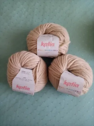 Ovillos Katia Trico Fieltro Beis/Marfil