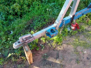 Remolque para barco azul