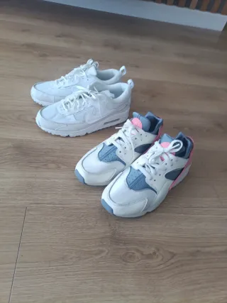 Zapatillas Nike Air Max Blancas y Rosas
