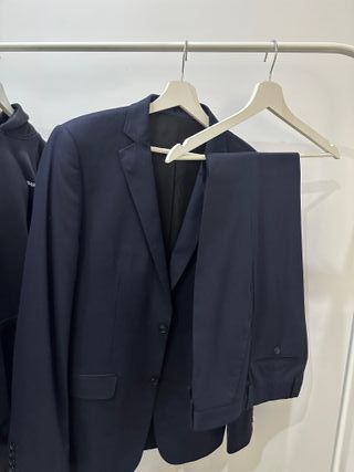 Traje Zara Hombre Azul