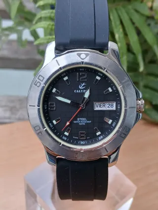 Reloj Calypso Acero Cuarzo Sumergible 10ATM