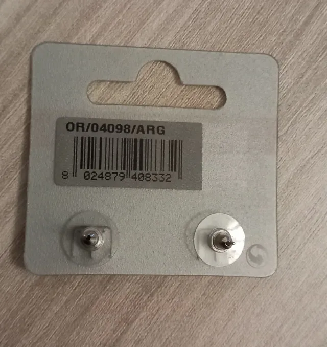 Orecchini Colours & Beauty fiore blu argento