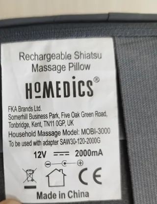 Almohada terapéutica enchufable