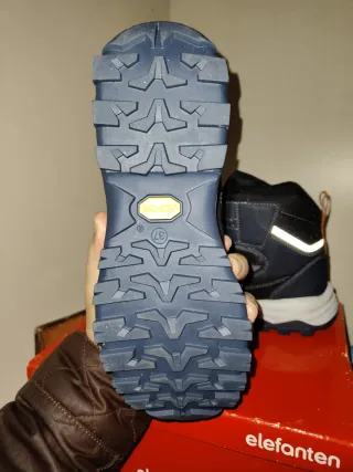 Scarponi da trekking Elefanten neri/blu