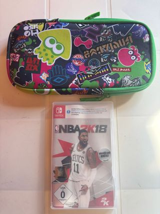 Nintendo Switch + Dock + Custodia + NBA 2K18