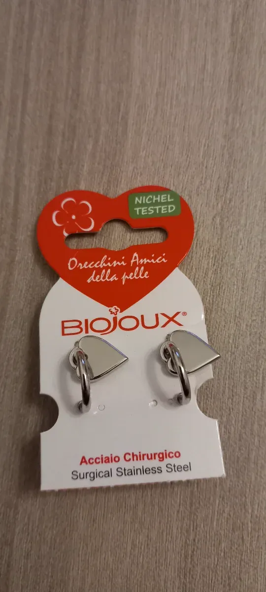 Orecchini cuore BIOJOUX Argento