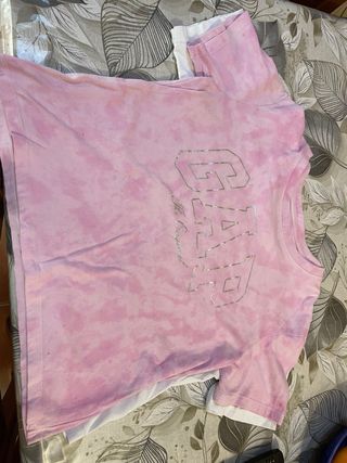 Camiseta GAP rosa tie-dye