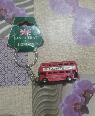 LLAVERO AUTOBÚS LONDRES AÑOS 90