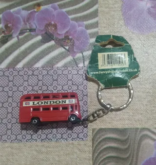 LLAVERO AUTOBÚS LONDRES AÑOS 90