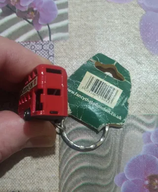 LLAVERO AUTOBÚS LONDRES AÑOS 90