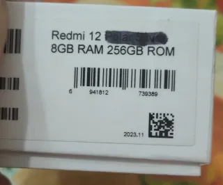 Xiaomi Redmi 12 256GB Nero