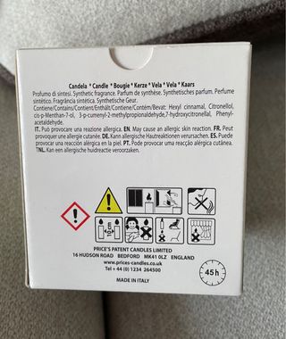 Candela profumata LILY OF THE VALLEY Price's