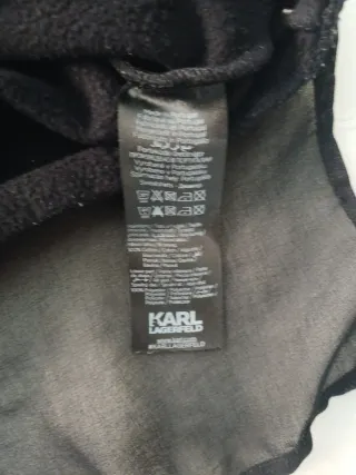 Sudadera Karl Lagerfeld Negra con Dibujo