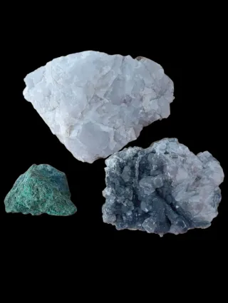 Lotto 3 Minerali Naturali