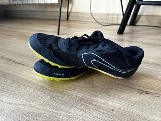 Zapatillas Clavos Kalenji ATstart Azul/Amarillo