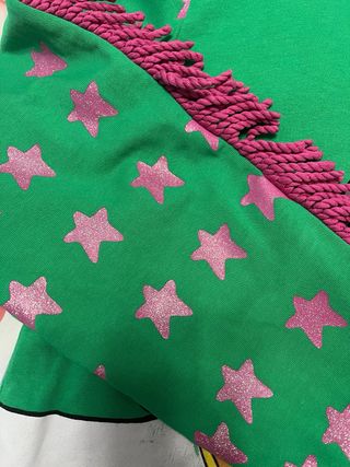 Sudadera Anabel Lee Unicornio Verde y Rosa